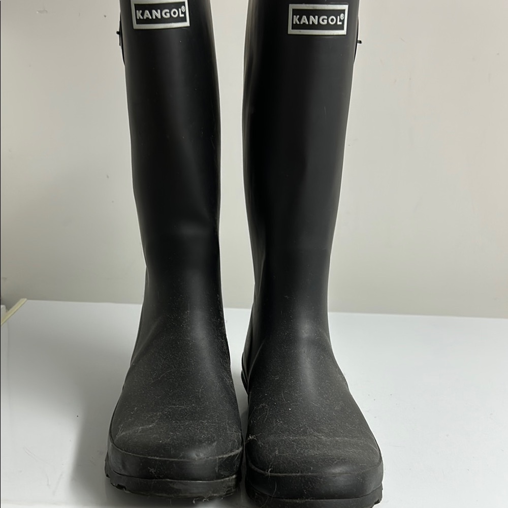 Kangol Black Rain Boots